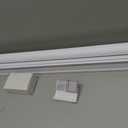 Cordless Zebra Blinds for Windows with Free-Stop(White,30" W x 72" H) Dual Layer Shades for Day & Night Privacy and Light Filtering, Perfect for Home & Bedroom, Easy to Install