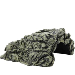 Marhynchus Hide Reptile Retiling Ornament Cave, Non Resin to Hide The Aquarium, Decoration Simulation (#2) (Db-025b Medium Turtle Cave)