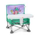Bright Starts Disney Princess Ariel Pop 'N Sit Portable Booster, Indoor/Outdoor Use, Floor Seat with Feeding Tray, 6 Mos - 3 Yrs (Little Mermaid)