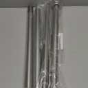 AmazerBath Nickel Spring Tension Shower Curtain Rod 31-75 Inches, 1 Inch Diameter Heavy Duty Tension Rod Rust Proof Bathroom Curtain Rod, Adjustable No Drill Easy Segmented Installation