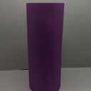 Gaiam Essentials 2/5" Thick (10mm) Yoga & Pilates, Fitness & Exercise Mat with Easy-Cinch Carrier Strap Cusion Support For Fitness and Gym Workouts (Purple)