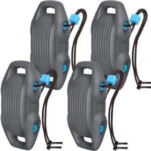 Boat Fenders Easy to Install Bumper for Docking Ideal Fender for Pontoon, Bass, Jet Ski and Fishing Boats (Gray) Boat Fenders Easy to Install Bumper for Docking Ideal Fender for Pontoon, Bass, Jet Ski and Fishing Boats (Gray)