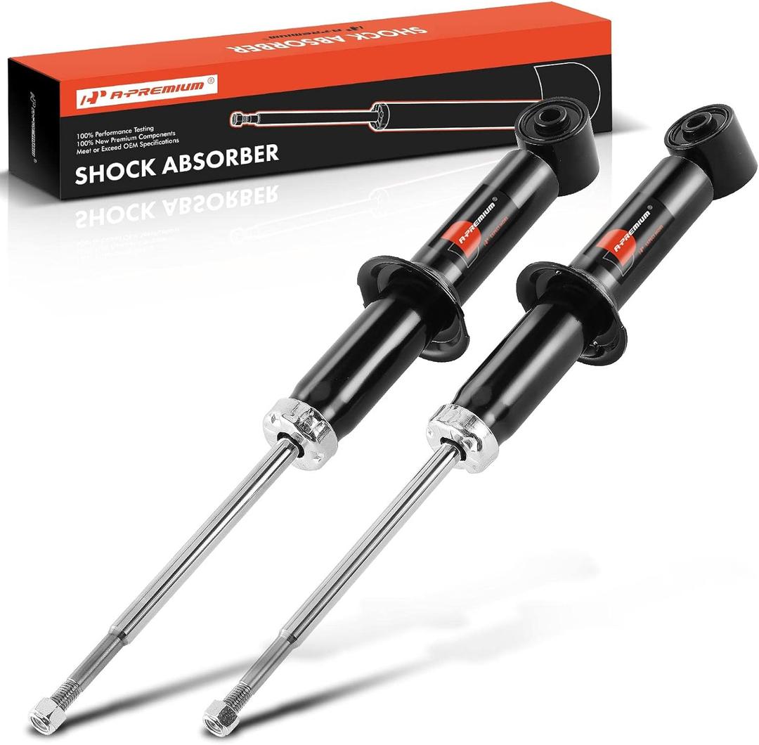 A-Premium Rear Pair [2] Shock Absorber Compatible with Land Rover LR4 2014-2016 3.0L, LR4 2010-2013 5.0L, LR3 2005-2008 4.0L, LR3 2005-2009 4.4L, Driver and Passenger Side