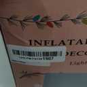 10 FT Inflatables Merry Christmas Sign with Santa, Gingerbread Man & Christmas Tree, Blow Ups Inflatable Decoration with Build-in LEDs for Xmas Party Outdoor Patio Garden Lawn Winter Decor