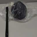 Casabella Toilet Plunger and Hideaway Caddy Combo for Bathrooms, 2-Piece Heavy-Duty Toilet Plunger and Holder Set, Black