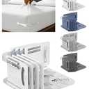 Tug Proof Bed Sheet Holders Set Keep Sheets Firm & Tight , Fitted Mattress Corners, College Dorm Room Essentials For Girls , White Lock Keepers King Queen Bedding Daily Accessories Rv Bedroom Gifts