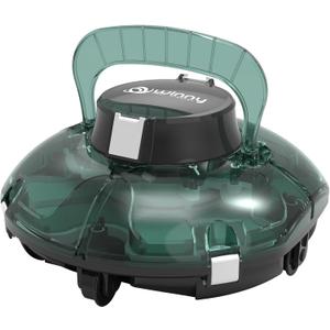 Cordless Robotic Pool Cleaner,Powerful Suction & Dual-Layer Filtration Automatic Vacuum for Above-Ground Pools up to 645 Sq. Ft, Lightweight, Self-Parking Cordless Robotic Pool Cleaner,Powerful Suction & Dual-Layer Filtration Automatic Vacuum for Above-Ground Pools up to 645 Sq. Ft, Lightweight, Self-Parking