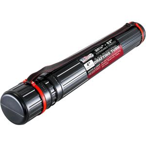U.S. Art Supply Poster Tube - Telescoping Adjustable (30.25" - 52") - 4" Diameter Durable Carrier for Art, Blueprints, Drafting, Transport & Storage