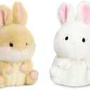 Aurora Bundle 2 5" Beanbag Stuffed Animals: Lively Bunny Bunbun Bunny (Multi)