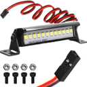 ShareGoo RC 12 LED Light Bar Roof Lamp Spotlight Dome Light Compatible with Traxxas TRX-4 SCX10 KM2 CC01 RC4WD D90 90046 90047 RC Crawlers,50mm/1.97"