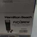 Hamilton Beach FlexBrew Single Serve Coffee Maker, Coffee Machine Compatible with Pod Packs and Grounds, Black Next Gen (49900)