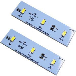 Refrigerator LED Light Replacement ZBE2350HCA, DC 12V (Set of 2) for Magic Chef & Frigidaire Refrigerators, SW-BX02B, 5.3L Capacity