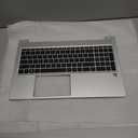 Replacement Upper Case Palmrest for HP Probook 450 G10 Series Laptop Backlit Keyboard Assembly US Layout N43874-001 Silver