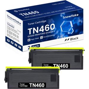 TN460 TN-460 Compatible Toner Cartridge Replacement for Brother TN460 TN430 IntelliFax-4100e IntelliFax-4100 IntelliFax-4750e HL-1240 Printer (2 Pack)