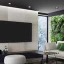 Maxxima 5 in. & 6 in. 5 CCT Retrofit Recessed LED Downlight - 1100 Lumens, E-26 Quick Connect, 5 CCT 2700K/3000K/3500K/4000K/5000K, Dimmable, Ceiling Light Fixture for Kitchen or Hallway, Black Trim