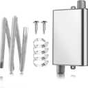 78.7" Diesel Heater Exhaust Pipe,ID 1 Inch Exhaust Pipe Kit with Noise Reduction Diesel Heater Muffler Upgraded,Stainless Steel Flexible Exhaust Tubing Car Accessories