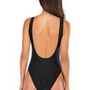 YELAIVP Women's Jamaica America Flag Padded One Piece Swimsuit Scoop Neck High Cut Bathing Suits Swimwear (Large)