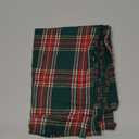 Softalker Christmas Checkered Tartan Table Runner - Green Buffalo Plaid Xmas Stain Resistant Washable Table Decoration for Dining/Parties/Holiday Decor, 13 x 90 Inch