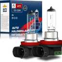 H11 Headlight Bulbs, 12V 55W, 4000 Lumens, 3800K, Halogen Light Bulbs, No Glare, Headlight Bulbs High and Low Beam, Fog Light Bulb,Head Light Bulb for Car, Pack of 2