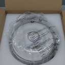 Gold Semi-Flush Mount Ceiling Light with Globe Glass  Vintage Ceiling Lighting for Hallway, Kitchen, Entryway, Bathroom & Closet (7.68in-ceiling)