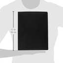 Blueline Duraflex Poly Notebook, Black, 11 x 8.5 inches, 160 Pages (B41.81)
