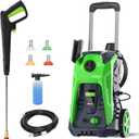 Electric Pressure Washer 4200 PSI 2.6 GPM Electric Power Washer with 25 FT Hose, 16.4 FT Power Cord, Soap Tank Car Wash Machine Blue Ideal Cleaning for Patio