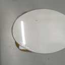 Toilet Seat Elongated, Toilet Seats with Cover Quiet Close, Never Loosen Bumpers, Easy Removing and Cleaning, White, 18.5"L x 14"W