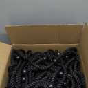 Climbing Cargo Net for Kids & Adults 70" x 150" Nylon Rope Climbing Net No Knots Safety Climbing Ladder Net for Outdoor Treehouse, Swing Set, Ninja Obstacle Course, Playground, Backyard Playset Black