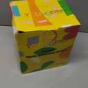 Youngever 54 Pcs Plastic Kids Dinnerware Set of 9 in Assorted Colors, Toddler Dining Set, Cups, Plates, Bowls, Flatware Set, Dishes