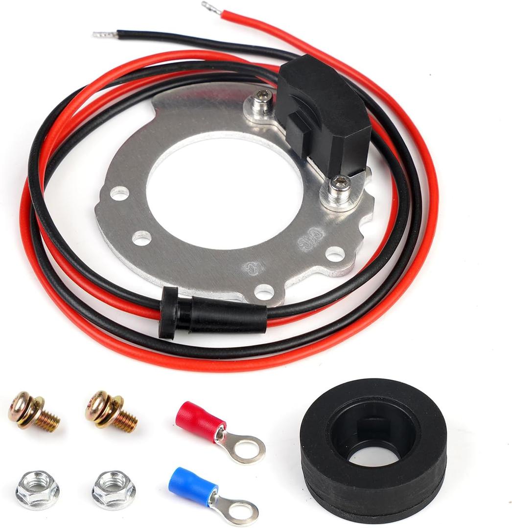 Ignitor Conversion Kit Compatible with Ford 4 Cylinder Tractors 2N 9N 8N 500-900 Series V4 12v Electronic Ignition Module Conversion Kit Replace 1244A
