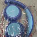 iClever BTH22 Kids Bluetooth Headphones, 60H Play Time, USB C Fast Charging, Bluetooth 5.4, AUX Cord,Safe Volume 74/85 dBA,Toddler Headphones for iPad/Tablet/Travel/School, Blue