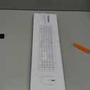 seenda Wireless Keyboard and Mouse Combo Full Size Slim Thin Wireless Keyboard Mouse with On/Off Switch on Both Keyboard and Mouse - (Black and Silver)