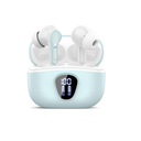 Wireless Earbuds, Bluetooth 5.4 Headphones HiFi Stereo, Bluetooth Earbuds with ENC Noise Cancelling Mic, IP7 Waterproof in Ear Earphones, 48H, LED Display Ear Buds for Pad Workout Sports, Azure