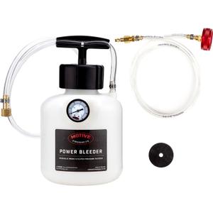 Motive Products 0109 Black Label European Power Bleeder 2-Quart Tank with Hose, Extra Tubing, and Adapter