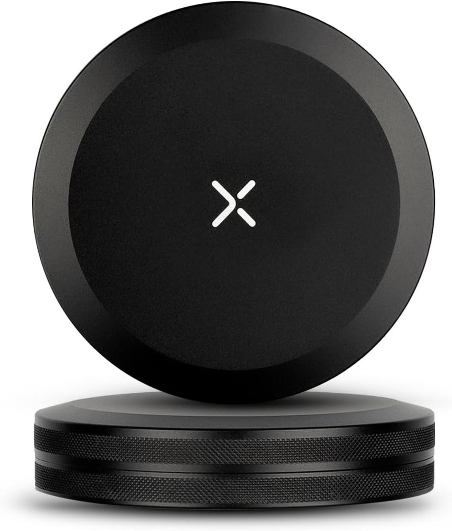 CanX Metal Can for Zyn | Twist Closure and Strong Knurled Grip | Spill-Resistant | Compact EDC Storage | Pouch & Pill Case | Tin Puck Holder | Dip Can | Zyn Tin | Premium Aluminum Container (Black)