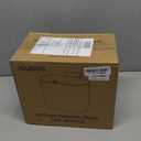 Compost Bin Kitchen for Countertop or Under Sink, 2.6 Gallon Hanging Small Trash Can with Lid, Garbage Can for Cabinet Door, Indoor/outdoor Food Waste Bin for Kitchen, Bathroom, RV, Office, White