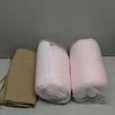 19 x 19 Inch Outdoor Seat Cushions for Patio Furniture with Non Slip and Ties Waterproof & UV Resistant Round Corner Outdoor Chair Cushions Replacement Set of 2, Khaki