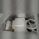 Electric Ear Wax Removal Kit - Water Powered Ear Irrigation System with Sewage Collection, 4 Clean Modes, Safe & Effective, 3 Ear Tips for Adults (White)