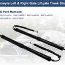 2Pcs Rear Left & Right Gate Liftgate Trunk Strut
Compatible with Lexus RX350L RX450hL 2018 2019 2020 2021 2022 Replace 68910-48080 68910-48081 68920-48060 68920-48061