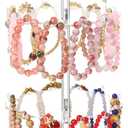 OAOLEER Bracelet Holder Display Bracelet OrganizerAcrylic Bracelet Display Stand for Vendor 3 Tier Jewelry Holder Rack Bar with 36 hooks for Bangle, KeyChain Selling (3 Layer)