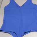 IUGA Bodysuits for Women Tummy Control Sleeveless Bodysuit Racerback Halter Body suits Tank Top M