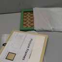 Picture Frames 8x8 2 Pack Made of Solid Wood Green for Wall Mounting and Tabletop Display