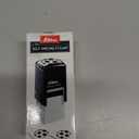 Custom A-Z Alphabet Stamp in Red Ink Monogram Round Rubber Stamp Self Inking Initial Stamp Shiny Mini Stamper 20 mm