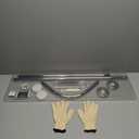 Strength Enemy Shower Curtain Rod Sus304 Stainless Steel Excellent Loadability Telescoping