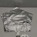 12PCS Silver Star Balloons, 24in 18in 10in Four Angle Star Shaped Balloon Silver Foil Balloons for Wedding Baby Shower Birthday New Year Party Decorations