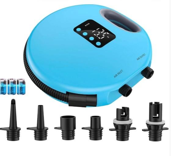 18000mAh Paddle Board Pump,20 PSI High Pressure SUP Air Pump, Electric SUP Pump &12V DC Car Connector ,Rechargeable, Auto Off, Deflation Function