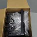 Veken Shower Caddy 6-Pack, Advanced Rustproof Design, No Drilling Adhesive Shelves, Rack with Soap Holder, Large Capacity Bathroom Organizers and Storage, Wall-Mounted Kitchen & Home Decor (Black)