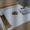 JONATHAN Y JYL7560B Camden 10" 3-Light Iron Classic Midcentury Pendant Lantern Rustic Transitional Dining Room Living Room Kitchen Foyer Bedroom Hallway, Chrome