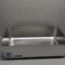 Stainless Steel Litter Box, 23.6x15.7"x6" Deep Stainless Steel Cat Litter Box Extra Large, XL Metal Litterbox for Big Cats with High Sides, Non Stick Surface, Easy to Clean