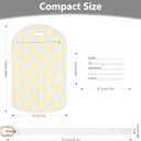 Luggage Tags for Suitcases 2 Pack Pu Leather Luggage Tag Airplane Travel Essentials for Women and Men, Bag Tags Travel Accessories Essential